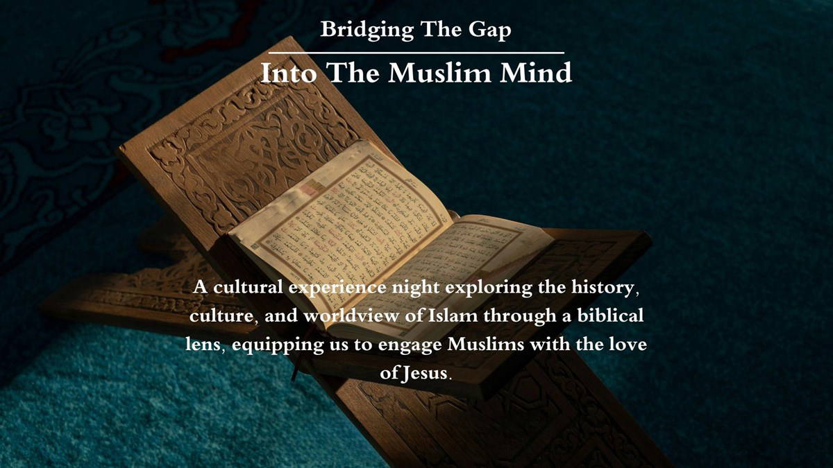 HFBC Event Artwork: Bridging the Gap: Into the Muslim Mind