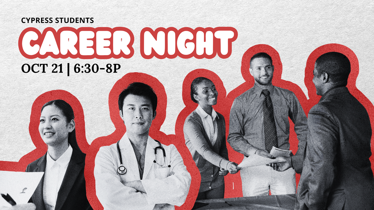 HFBC Event Artwork: Cypress Students Career Night