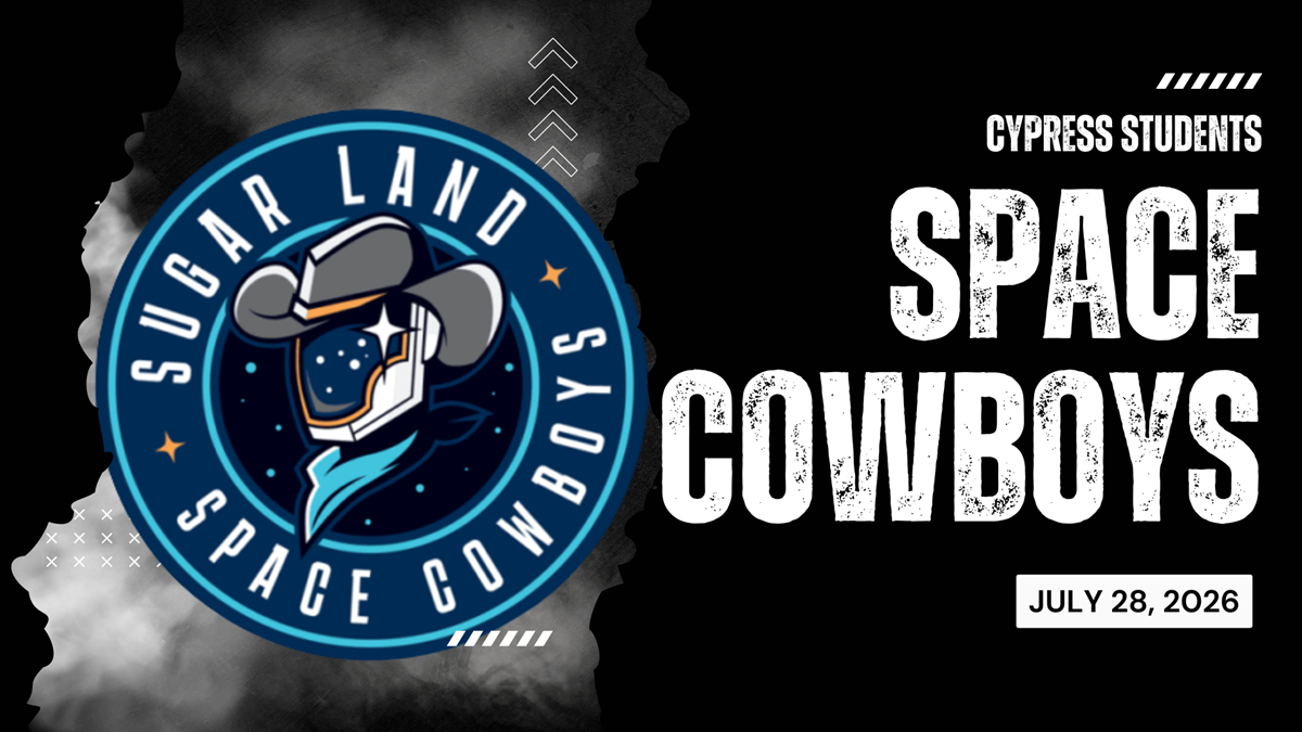 HFBC Event Artwork: Cypress Students Space Cowboys Game Night