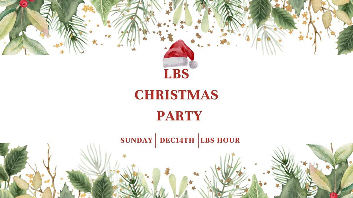 HFBC Event Artwork: LBS HUB Christmas Party