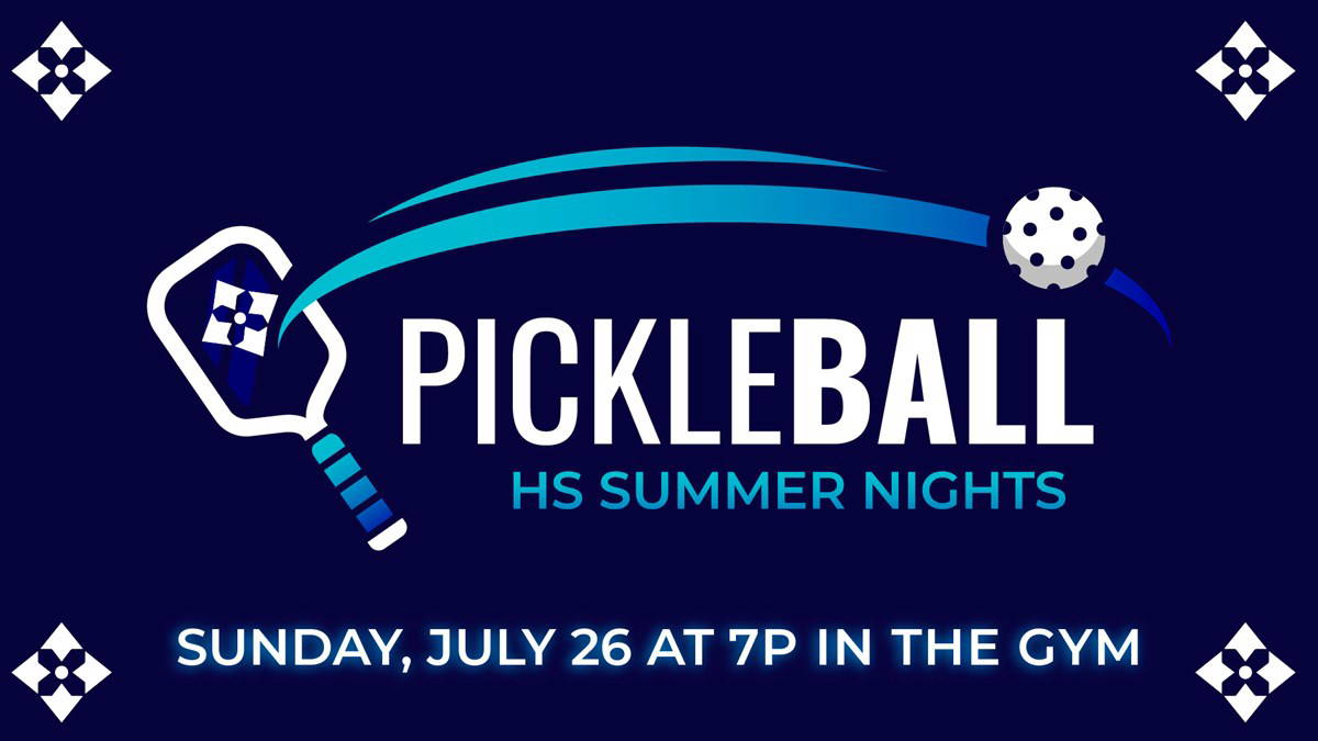 HFBC Event Artwork: HS Summer Nights – Pickleball