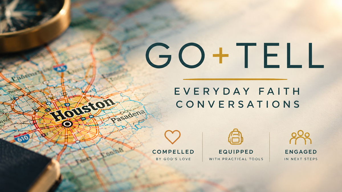 HFBC Event Artwork: Go &plus; Tell: Everyday Faith Conversations