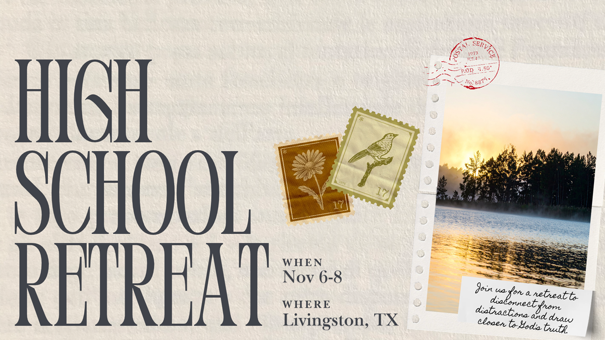 HFBC Event Artwork: High School Retreat