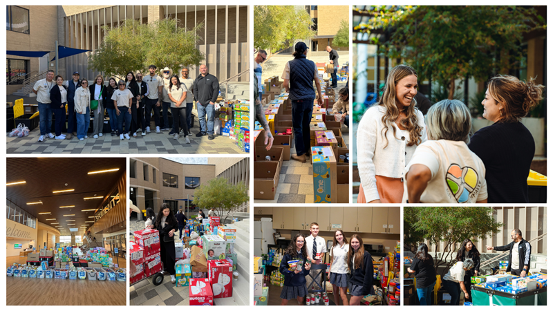 HFBC News item: Food Drive Blesses Houston Faith Centers