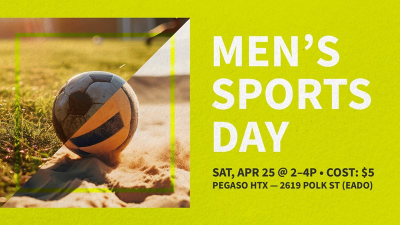 Houston's First Events | Men's Sports Day